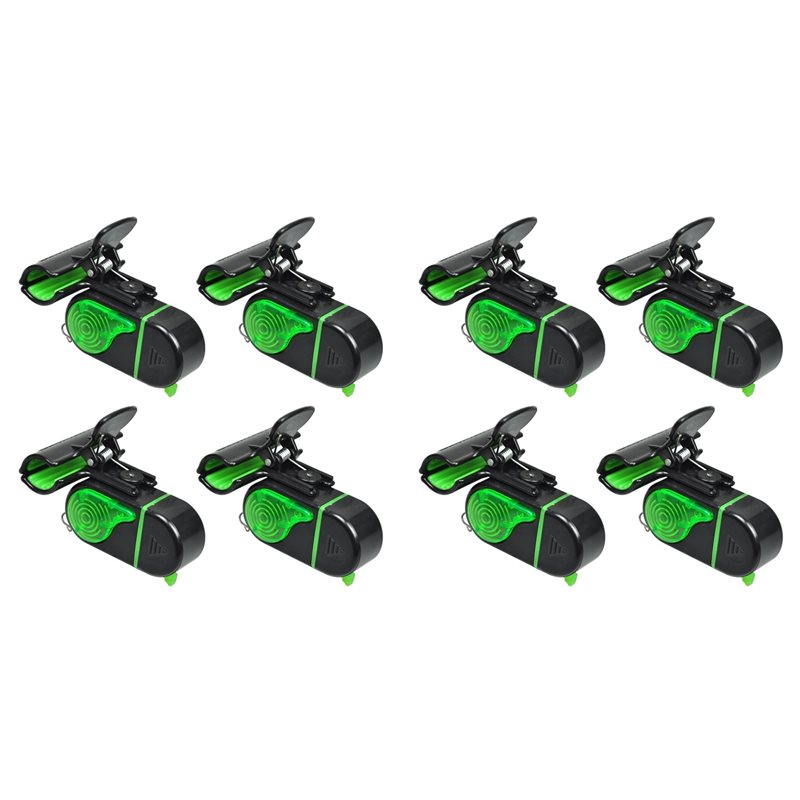 Bite Alarm - A06F-8PCS Fishing Bite Alarms With LED