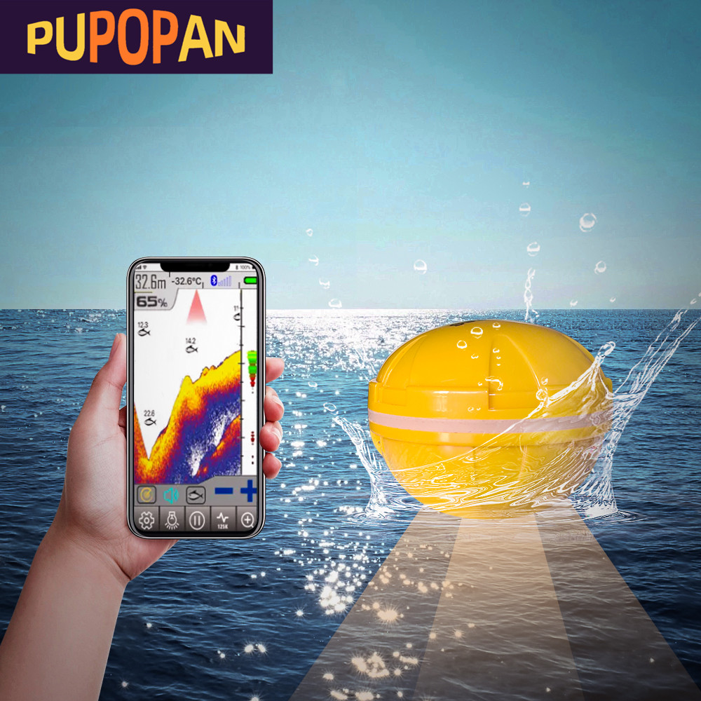 PUPOPAN 100M Brand New Smart P - Fish Finder Transducer review and price