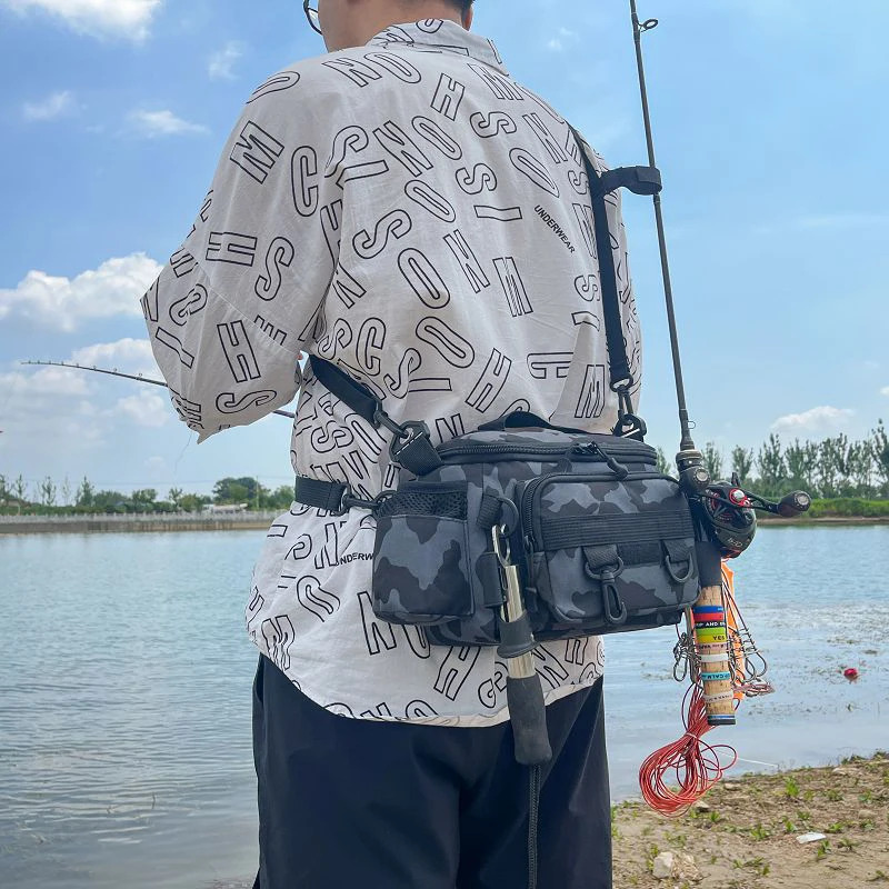 Black Fishing Tackle Shoulder  - Fish Finder Case review and price