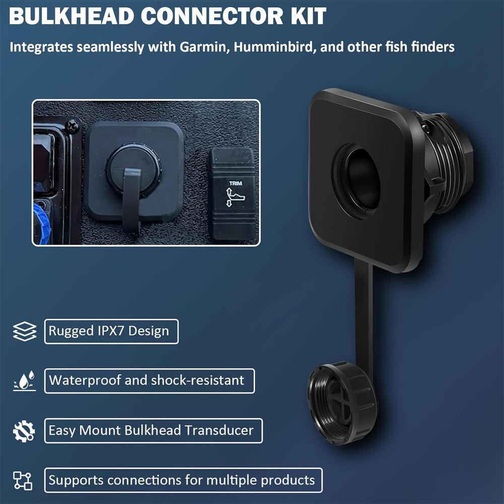 LiveScope™Bulkhead Connector K - Fish Finder Transducer review and price