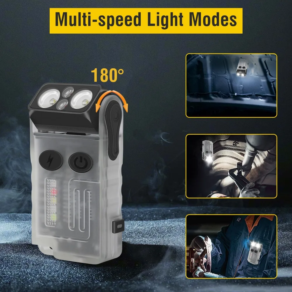 BORUiT V20 Buzzer EDC LED Keyc - Fishing Light review and price