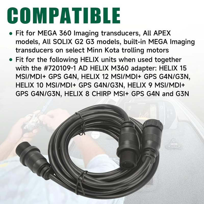 Fish Finders Adapter Cable 14  - Fish Finder Transducer review and price
